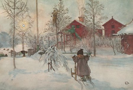 Gården och brygghuset - Carl Larsson